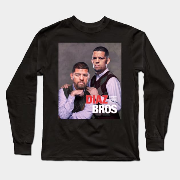 Diaz Bros Long Sleeve T-Shirt by The40z